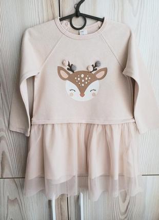 Милое платье h&m