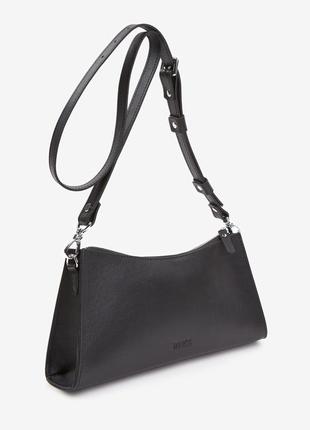 Женская кожаная сумка sally baget черная1 фото