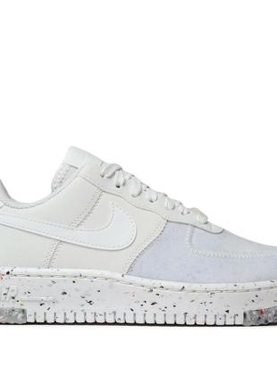 Шикарные кроссовки nike air force 1 crater low sneakers summit white2 фото