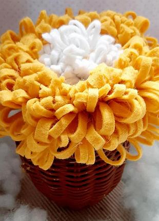 Цветок из фетра. ручная работа. 60 грн