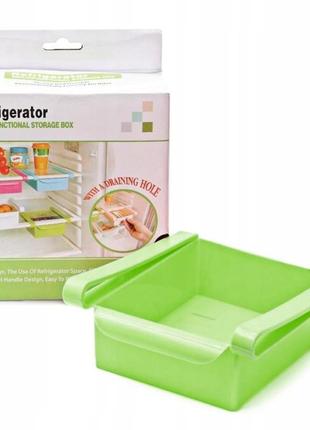 Додатковий підвісний контейнер для холодильника та дому nbz refrigerator multifunctional storage box green