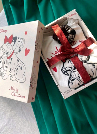 Дитяча піжама disney "dalmatians" в подарунковій коробці.3 фото
