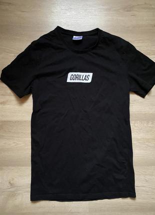 Футболка gorillas черная