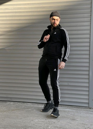 Костюм adidas чорний3 фото