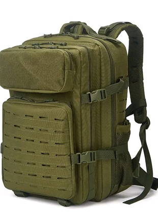 Рюкзак штурмовий molle laser cut 45l olive