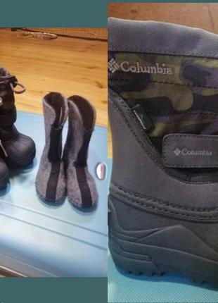 Columbia чоботи з валянком, нові, оригінал2 фото