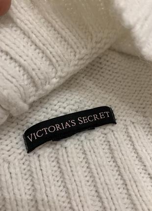 Шапка женская victorias secret с бриллиантами белая молочная3 фото