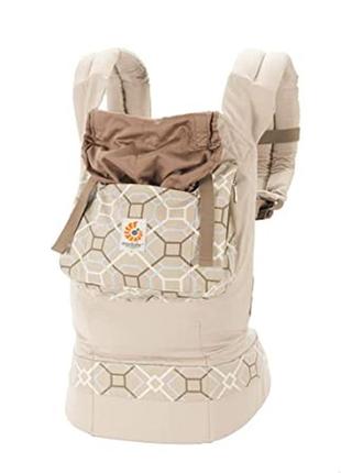 Ерго-рюкзак ergo baby organic lattice-taupe