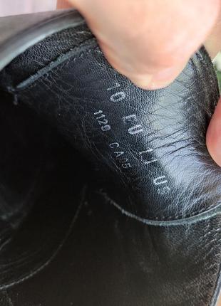 Мужские кожаные туфли ermenegildo zegna leather shoes10 фото