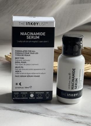 Сыворотка для проблемной кожи лица the inkey list niacinamide oil control serum