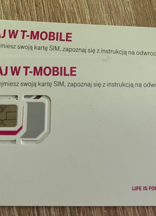 Польські сім карти t-mobile