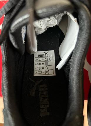 Кроссовки кожаные черные puma ferrari8 фото
