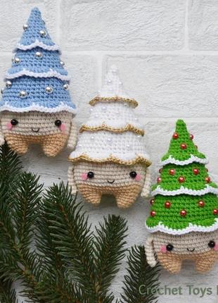 Рождественский декор, игрушка на елку, декоративная елочка3 фото