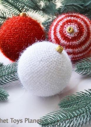 Набор рождественских шаров, новогодние игрушки, елочные игрушки, шары новогодние3 фото