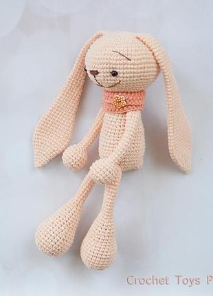 Игрушка заяц, зайчик игрушка, подарок ребенку