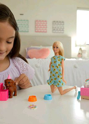 Barbie ігровий набір  вечірка цуценят барбі gxv755 фото