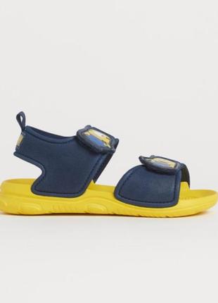 ❗️❗️❗️сандалі босоніжки h&m minions р. 32/33