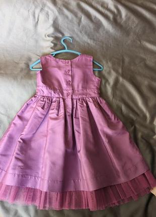 Шикарна святкова сукня для дівчинки 4-5 років2 фото