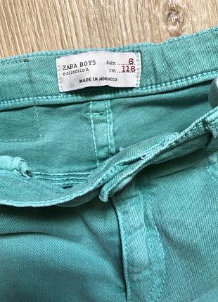 Шорты джинсовые zara 6 лет 2