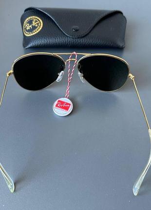 Ray ban aviator 3028 окуляри краплі лінзи скло класика великі4 фото