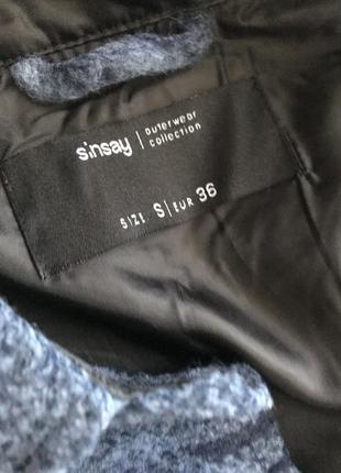 Пальто сорочка sinsay3 фото