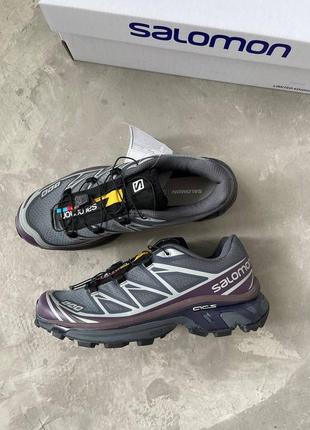 Кроссовки кроссовки кроссовки кроссовки salomon s/lab xt-6 gray/brown саломон икст 6