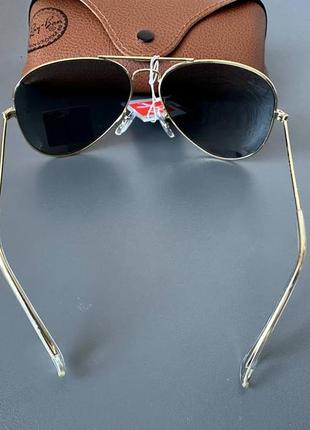 Женские солнцезащитные очки очки очки ray ban aviator 3025 капли капли линзы стекло3 фото