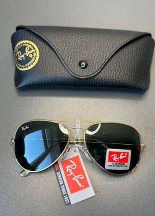 Женские солнцезащитные очки очки очки ray ban aviator 3025 капли капли линзы стекло2 фото