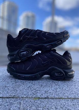 Nike air max plus tn 'black'1 фото