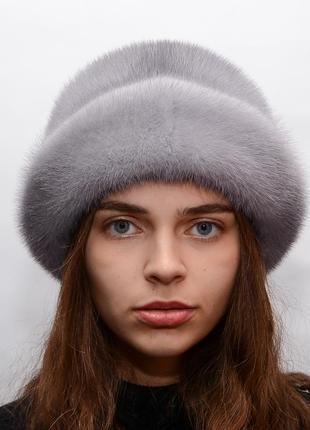 Женская зимняя норковая шляпа1 фото