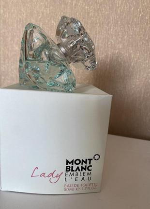 Туалетна вода montblanc lady emblem l'eau