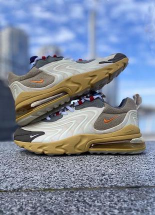 Travis scott x nike air max 270 react 'cactus trails'