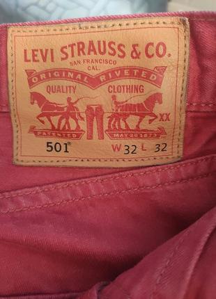 Джинсы прямого кроя levi strauss8 фото