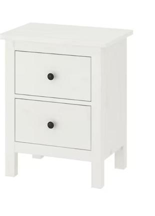 Тумбочка hemnes від ikea чбіла