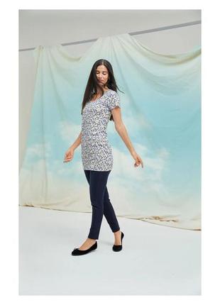 Женская удлиненная футболка туника esmara нитенький размер 52-543 фото