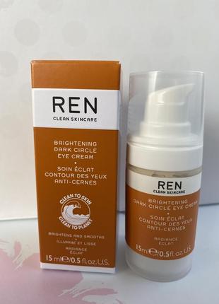 Ren clean skincare brightening dark circle eye cream освещающий крем для кожи вокруг глаз