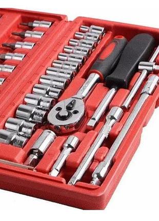 Набір інструментів 46 предметів wrench socket 4