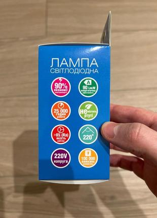 Світлодіодна лампа е27 biom bt-516 а60 15вт 4500к білий нейтр.