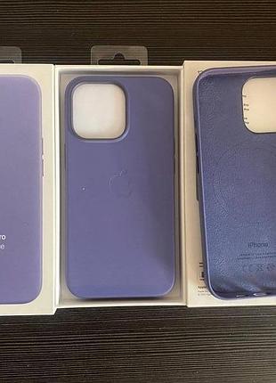 Чехол iphone 13 pro leather magsafe (оригінал-шкіра)