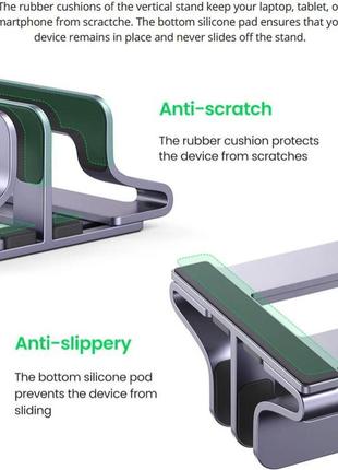 Підставка вертикальна для ноутбука ugreen vertical laptop stand3 фото