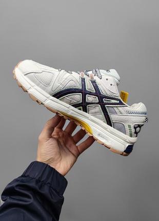 Asics gel kahana 8  yellow/blue6 фото