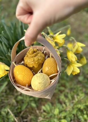 Великодній подарунок пасхальні свічки свічки на великдень