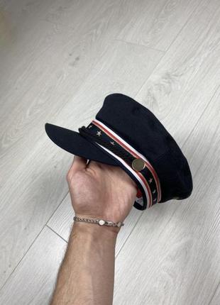 Tommy hilfiger baker cap кепка шляпа берет капитан козырёк пляжная logo kangol4 фото