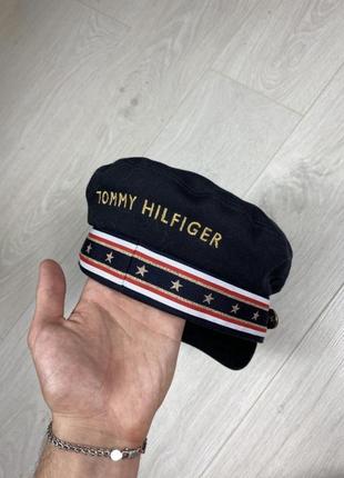 Tommy hilfiger baker cap кепка шляпа берет капитан козырёк пляжная logo kangol3 фото