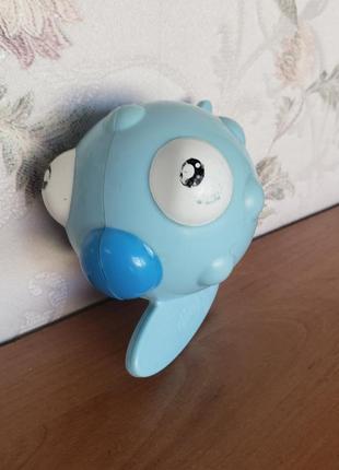 Chicco іграшка — термометр рибка для ванної блакитна3 фото