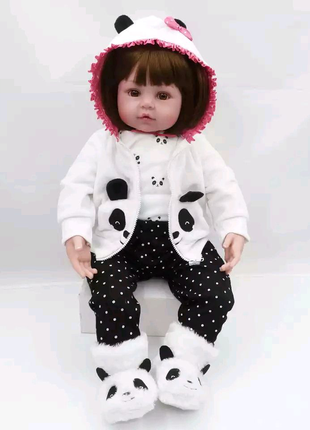48 см лялька лялька реборн reborn панда ляльки для дівчаток велик2 фото