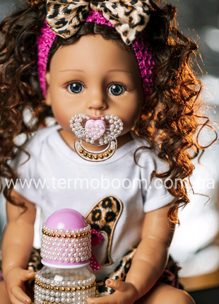 Лялька reborn 55 см реборн силіконова ляльки для дівчаток великі1 фото