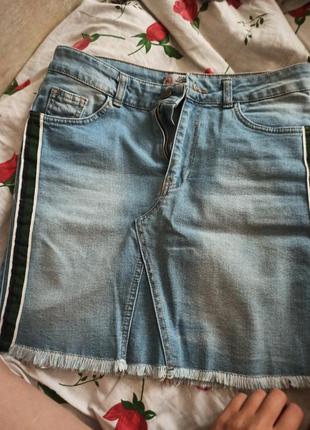 Новая юбка женская джинсовая4 фото