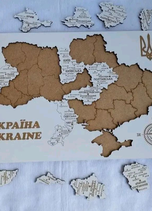 Пазл карта україни3 фото