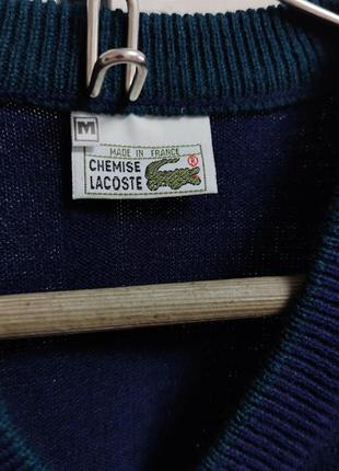 Вінтажна жилетка chemise lacoste knit vest 
оригінал4 фото